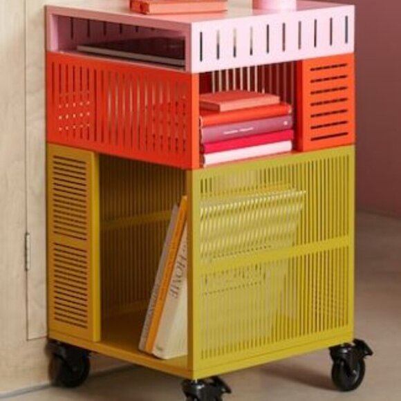 Ikea TESAMMANS Storage Unit on Casters Steel, Multicolor, 16 1/2" x 28 3… - Picture 2 of 5